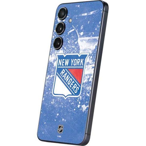 NHL New York Rangers Frozen Galaxy S25 Skin